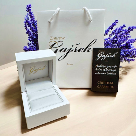 Zaročni prstan PZRDZ2450 - Zlatarstvo Gajšek