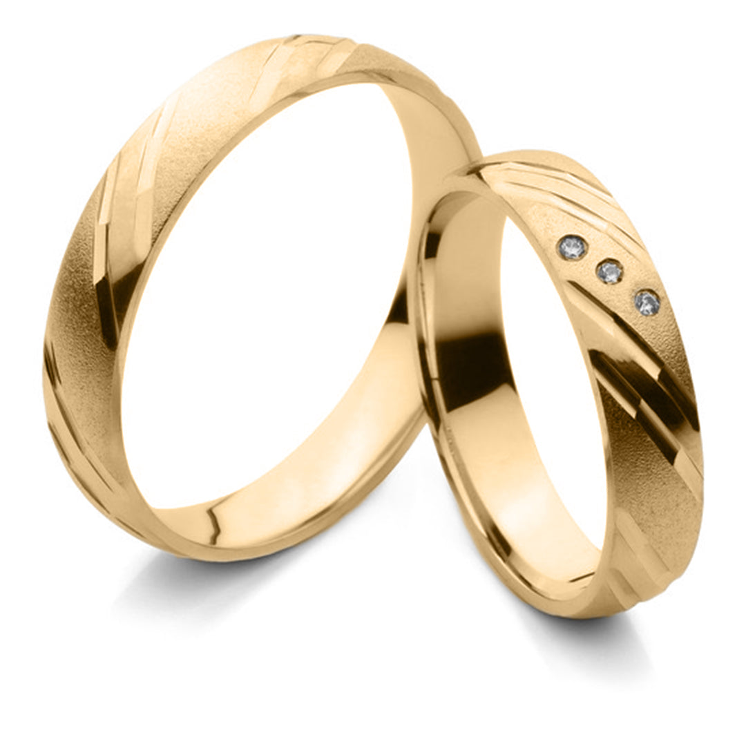 Poročni prstan PPBEZ4095 - Zlatarstvo Gajšek