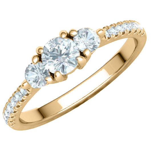 Zaročni prstan PZRDZ2100 - Zlatarstvo Gajšek