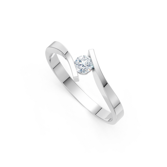 Zaročni prstan PZBEZ0001 - Zlatarstvo Gajšek