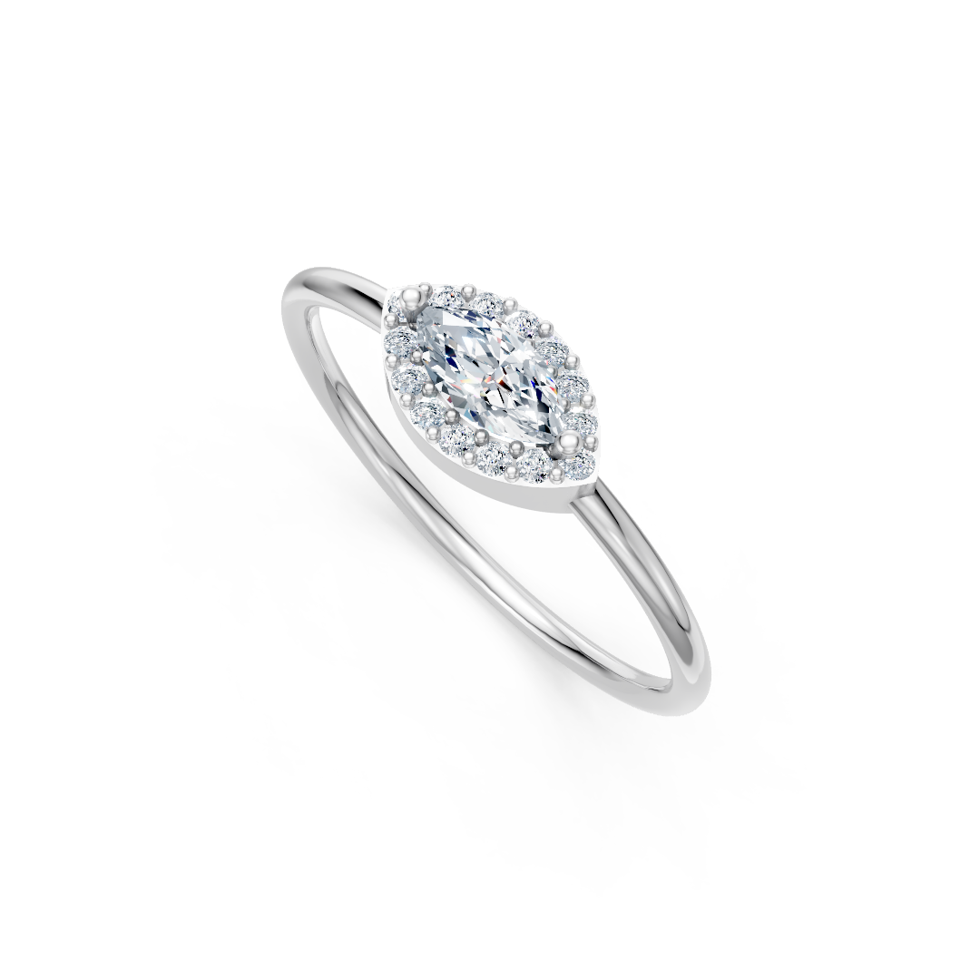 Zlat prstan s cirkoni PZRDZ2101 - Zlatarstvo Gajšek