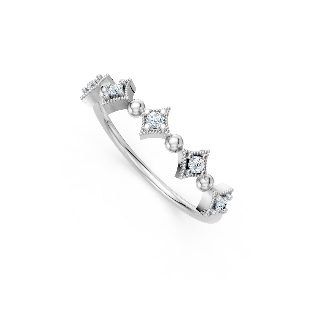 Zlat prstan s cirkoni PZRUZ2102 - Zlatarstvo Gajšek