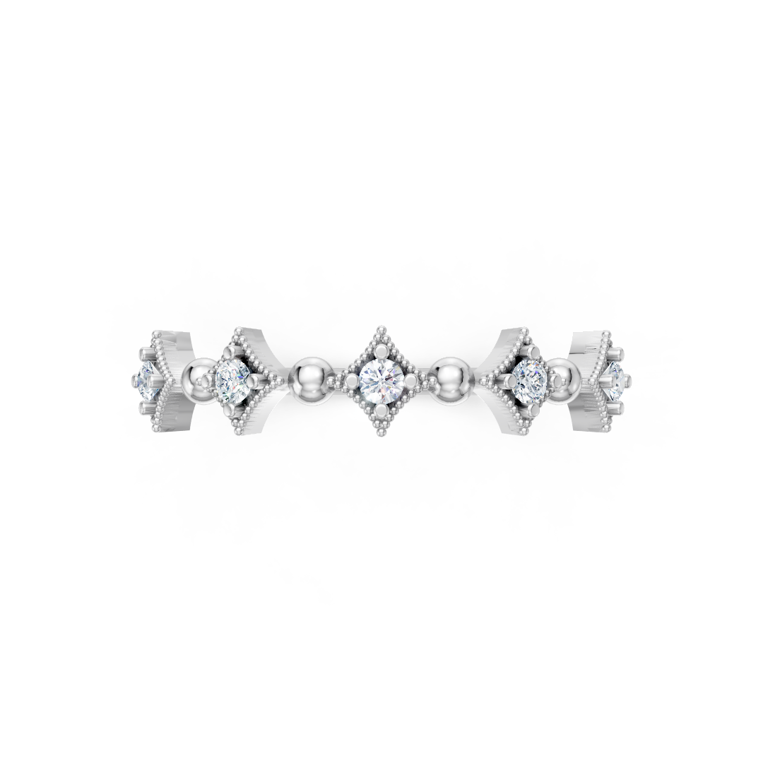 Zlat prstan s cirkoni PZBEZ2102 - Zlatarstvo Gajšek