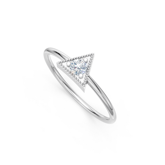 Zlat prstan s cirkoni PZRDZ2103 - Zlatarstvo Gajšek