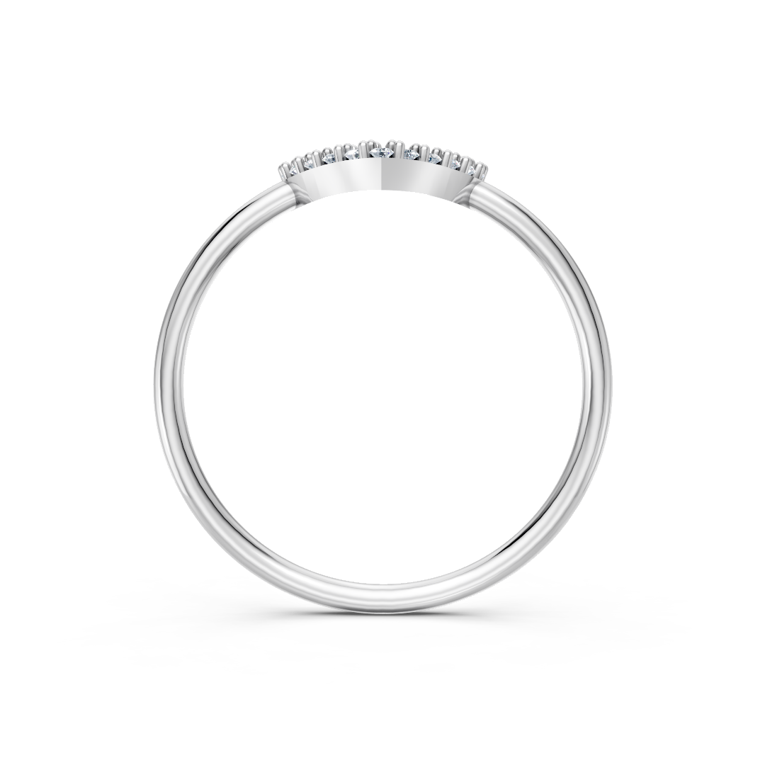 Zlat prstan s cirkoni PZBEZ2105