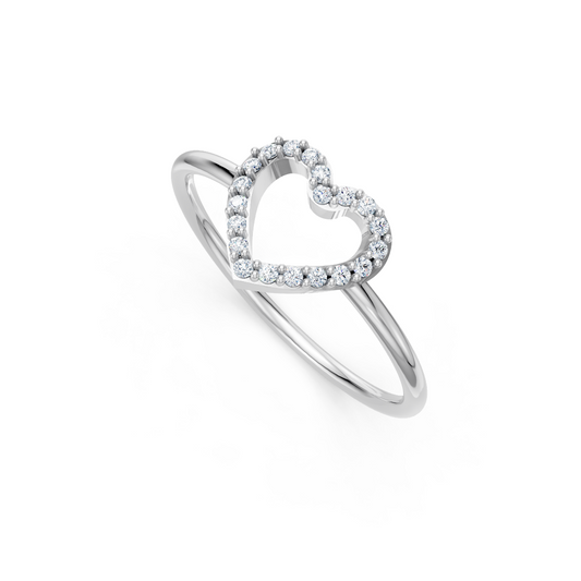 Zlat prstan s cirkoni PZBEZ2105