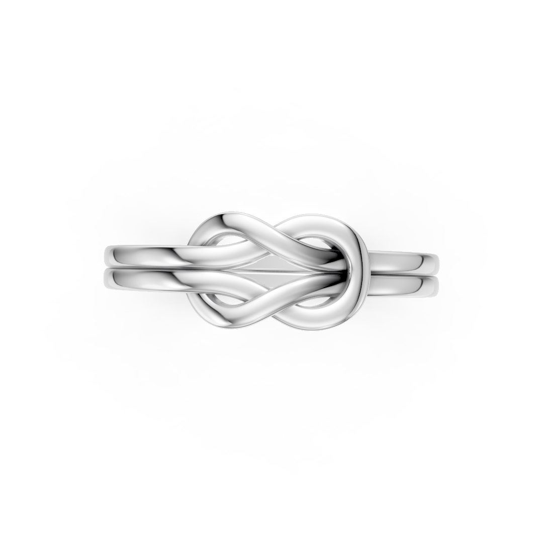 Zaročni prstan iz belega zlata Zlatarstvo Gajšek, elegantna oblika, sijoč diamant na vrhu.