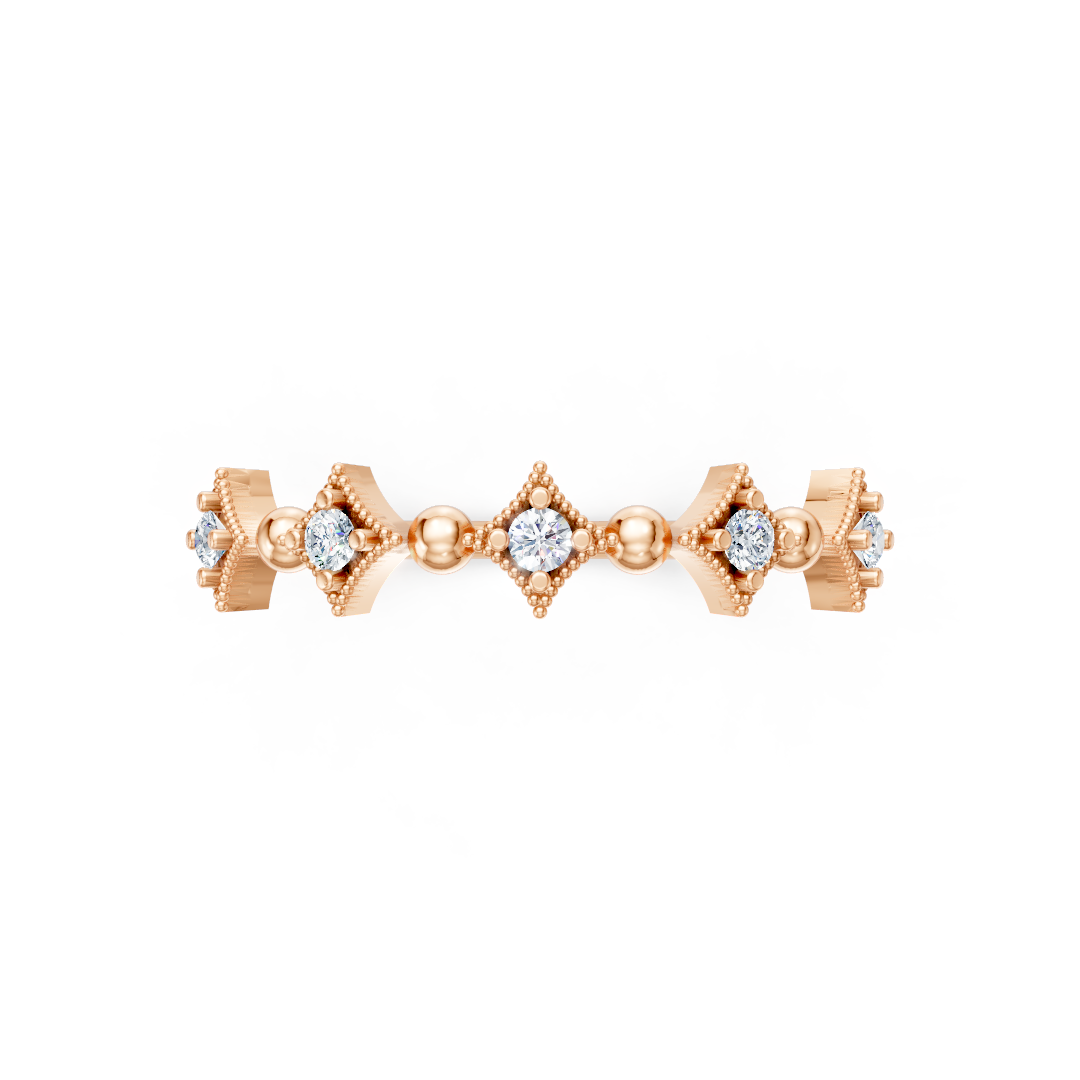 Zlat prstan s cirkoni PZRDZ2102 - Zlatarstvo Gajšek