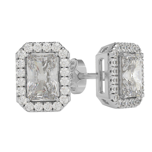 Zlati uhani s cirkoni UHRUZ0002 - Zlatarstvo Gajšek